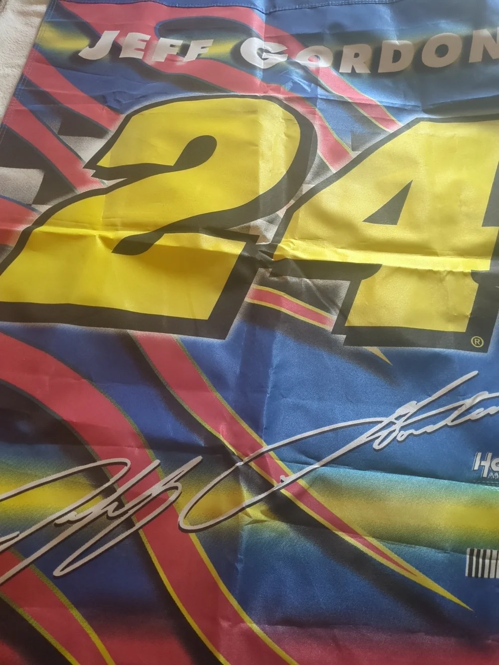 Two Jeff Gordon NASCAR Racing Flag - Multicolor 2004